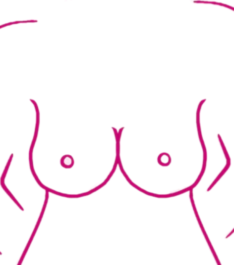 Close set breasts