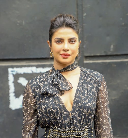 Priyanka Chopra - an example of a celebrity with 36B breasts