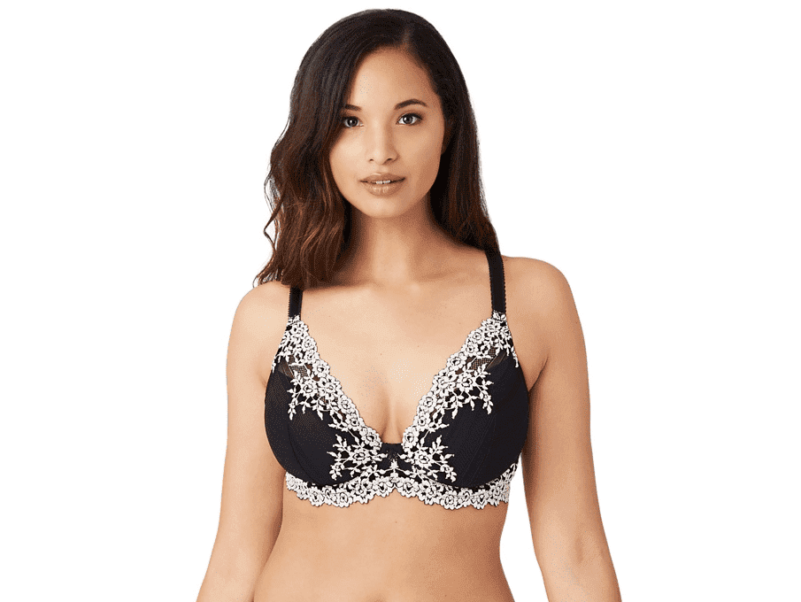 Embrace Lace Plunge Bra - a top bra for east west breasts